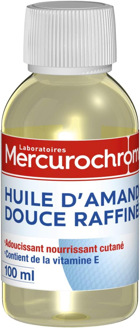 Mercurochrome Refined Sweet Almond Oil 100ml