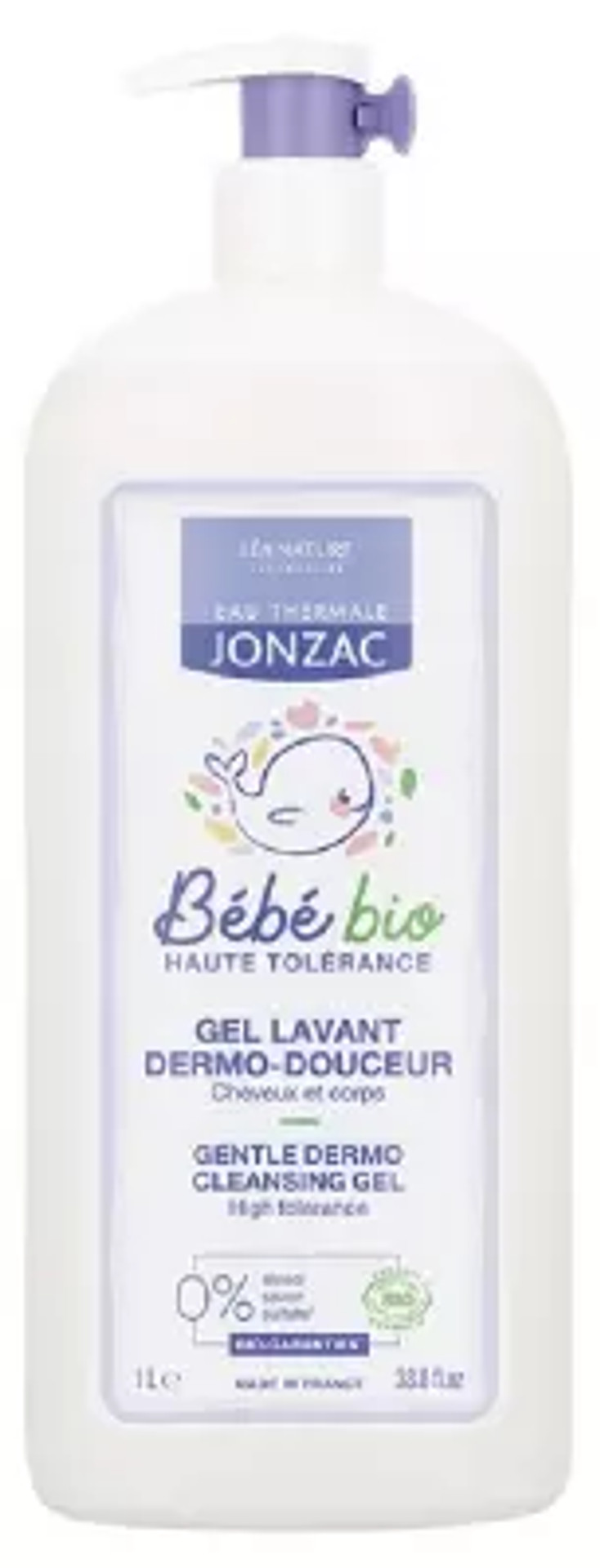 Eau De Jonzac Bã©Bã© Bio Dermo-Gentle Cleansing Gel 1 L