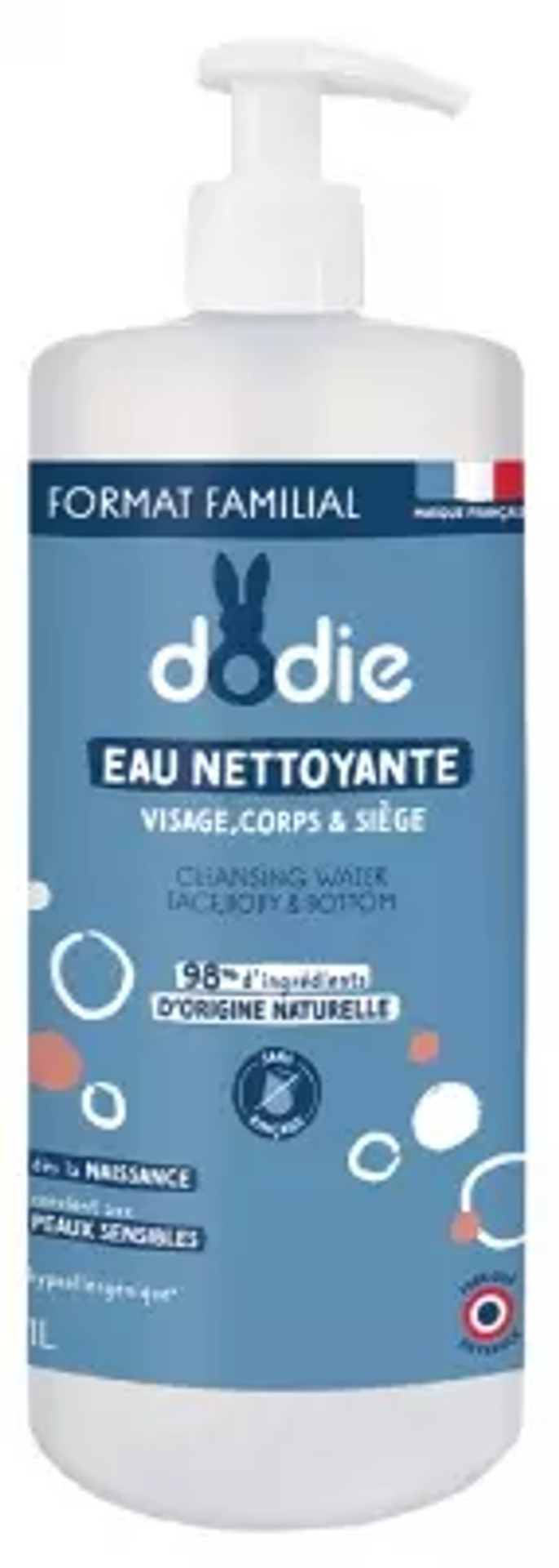 Dodie 3 In 1 Cleansing Water 1L