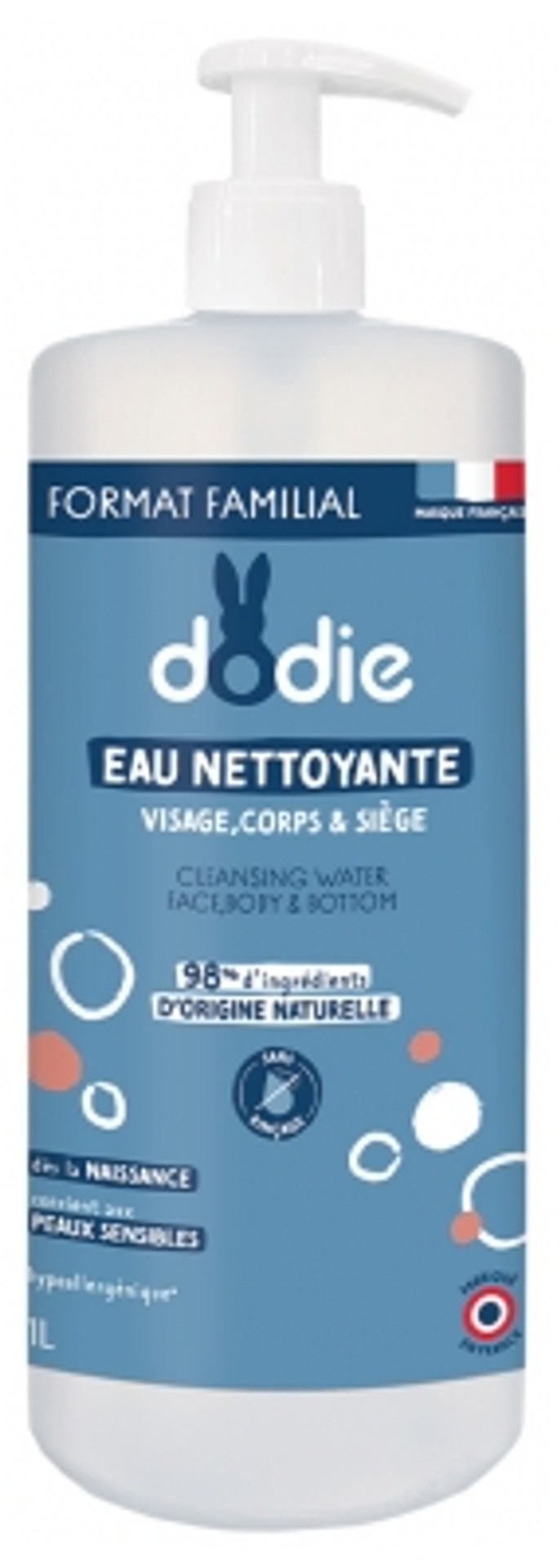 Dodie 3 In 1 Cleansing Water 1L