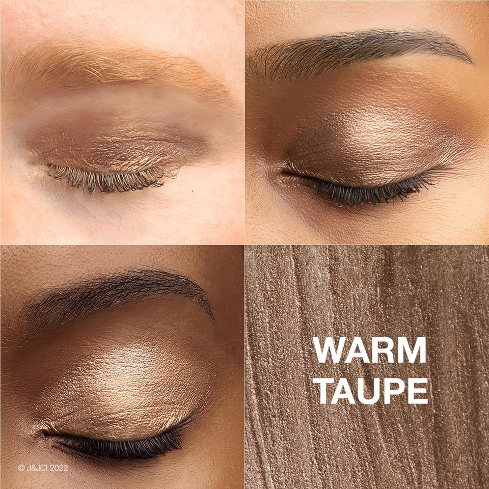 Neutrogena Sensitive Skin Eyeshadow + Primer, A Longwearing, 2-In-1 Metallic Eyeshadow For Sensitive Skin With Pro-Vitamin B5, Lightweight Cream-To-Powder Formula, Warm Taupe, 0.22 Ozrose Gold