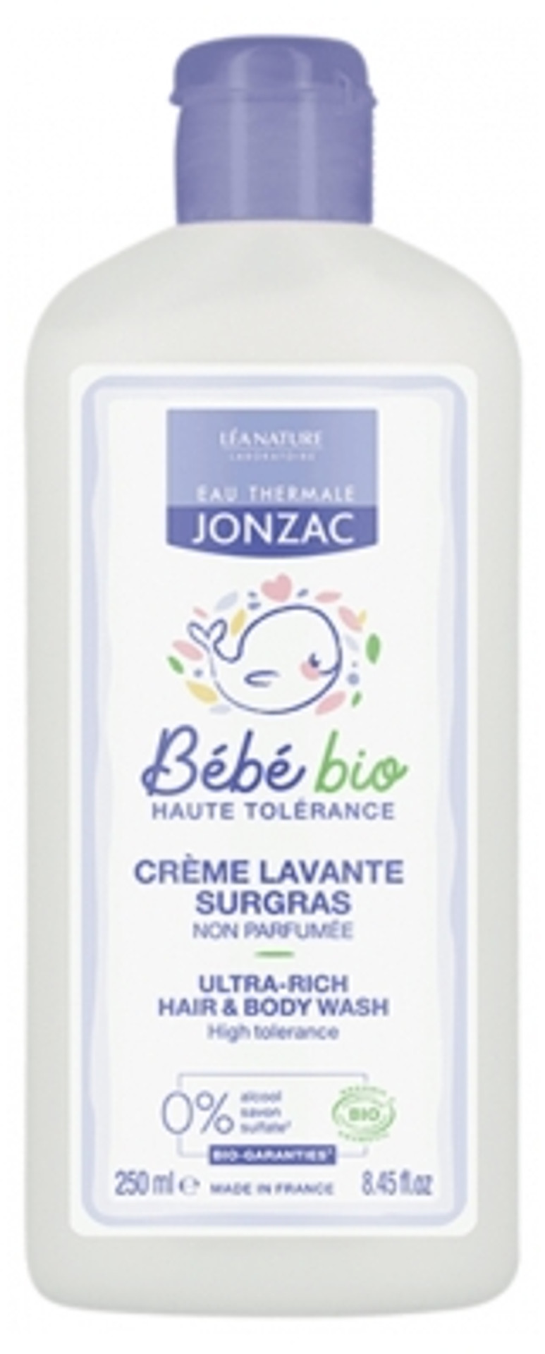 Eau De Jonzac Bã©Bã© Bio Ultra-Rich Hair And Body Wash 250Ml
