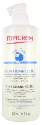 Topicrem Uh - Baby 2In1 Cleansing Gel 500Ml