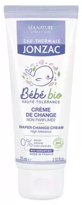 Eau De Jonzac Bã©Bã© Bio Diaper Change Cream Fragrance Free Organic 75Ml