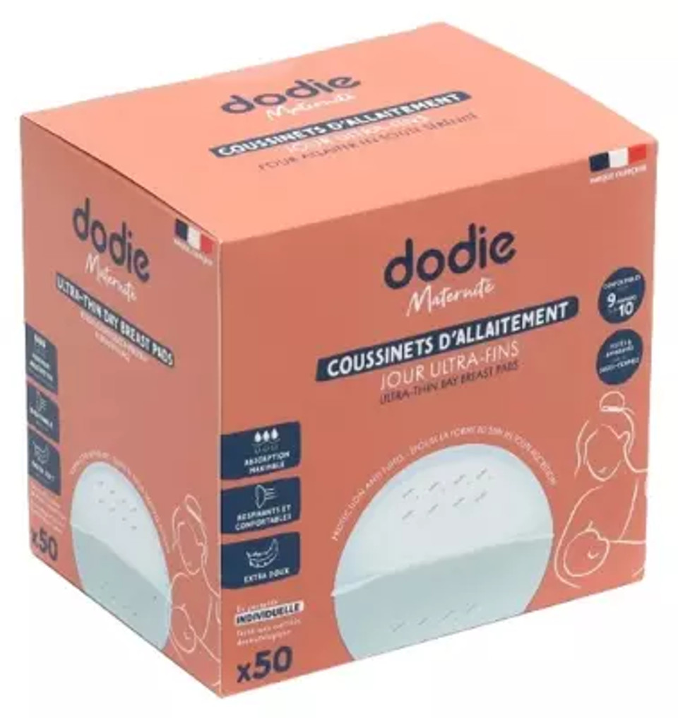 Dodie Ultra-Thin Breast Pads Day 50 Pads