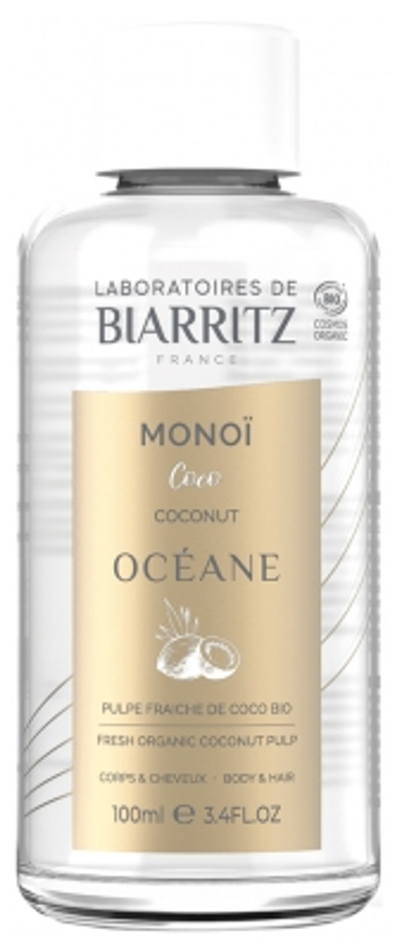 Laboratoires De Biarritz Ocã©Ane Monoã¯ Coconut Organic 100Ml
