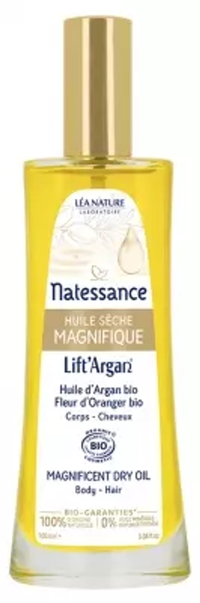 Natessance Lift'Argan Organic Magnificent Dry Oil 100Ml