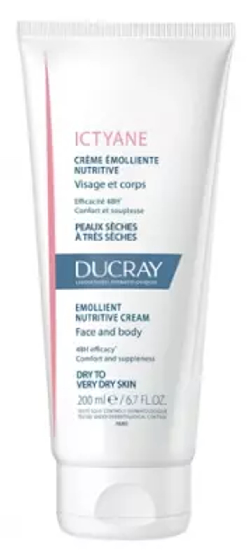 Ducray Ictyane Emollient Nutritive Cream Face And Body 200Ml