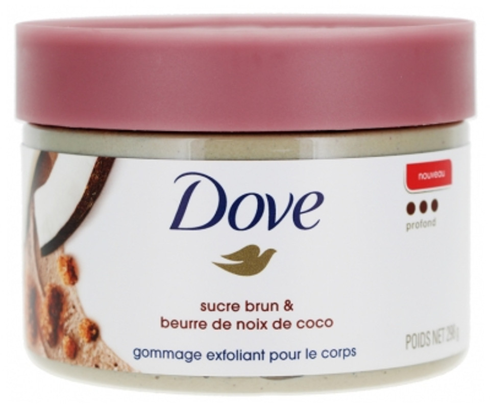 Dove Deep Exfoliating Body Scrub Brown Sugar And Coconut Butter 298G