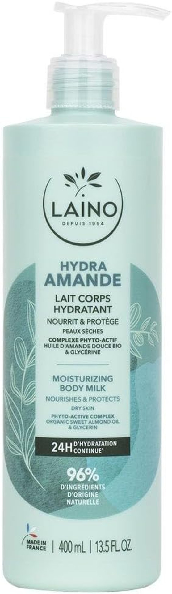 Laino Hydra Almond Moisturizing Body Milk 400 ml