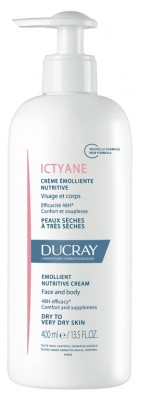 Ducray Ictyane Emollient Nutritive Cream Face And Body 400Ml