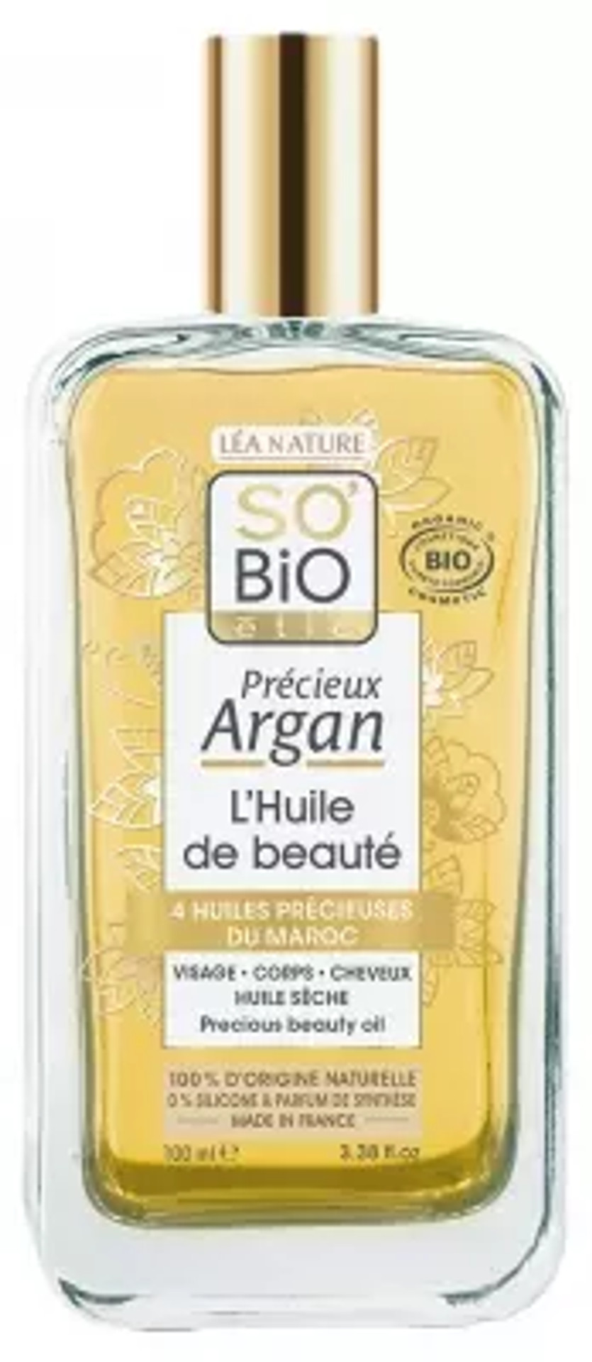 Lã©A Nature So Bio ÃTic Prã©Cieux Argan L'Huile De Beautã© Bio 100 Ml