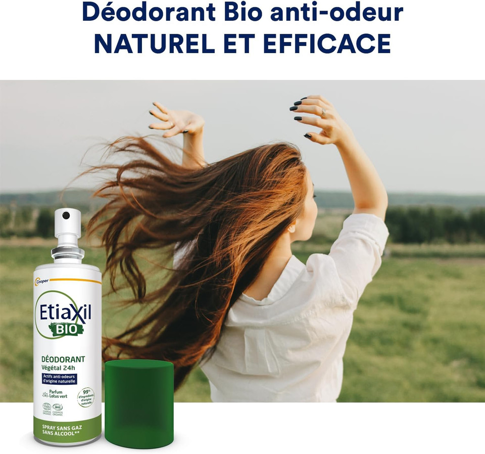 Etiaxil Organic 24h Vegetable Deodorant 100 ml