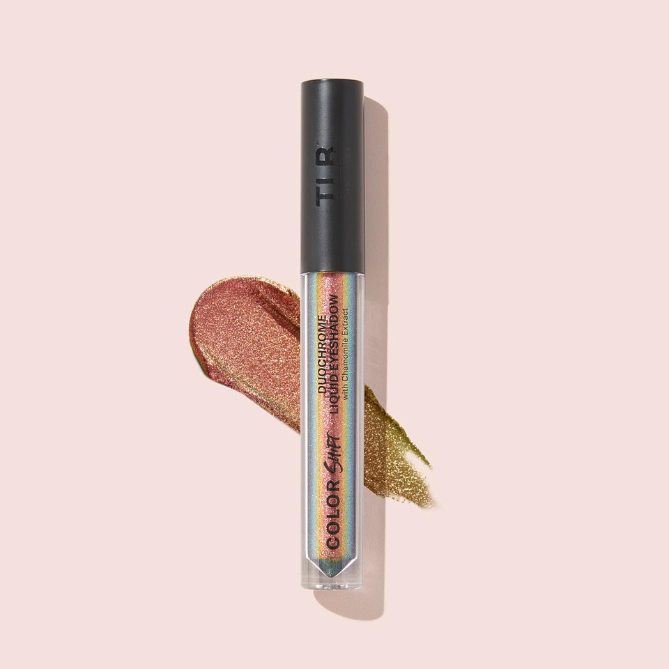 The Lip Bar Color Shift Duo Chrome Liquid Eyeshadow, For A Multi-Dimensional Look With A Metallic Finish, Star Studded, 0.05 Fl Ozstar Studded