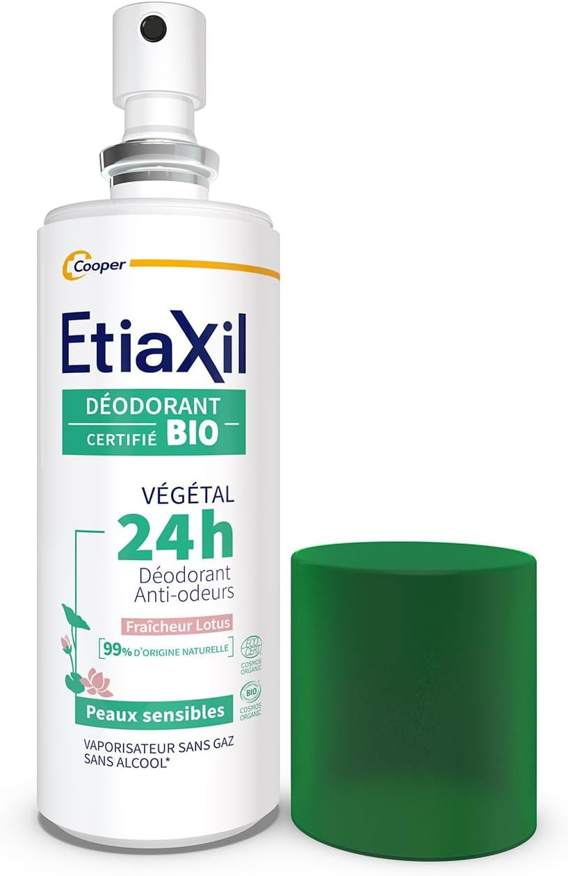 Etiaxil Vegetable Deodorant 24h Organic 2 x 100ml