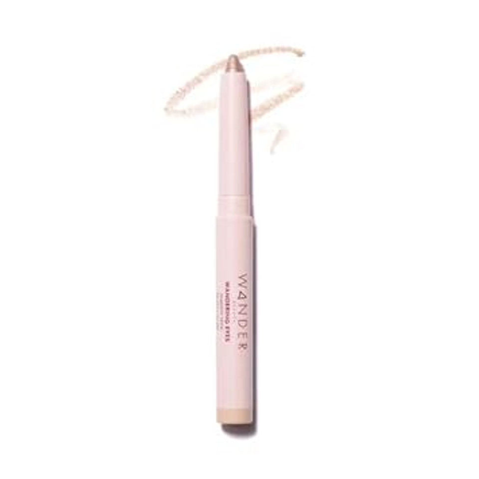 Wander Beauty Wandering Eyes Shadow Stick - Champagne Wishes (Champagne Shimmer) - Smudge & Crease Free Cream Eyeshadow With Tamarind & Jojoba Oil - Illuminate, Line & Define - Ophthalmologist Testedchampagne Wishes (Champagne Shimmer)