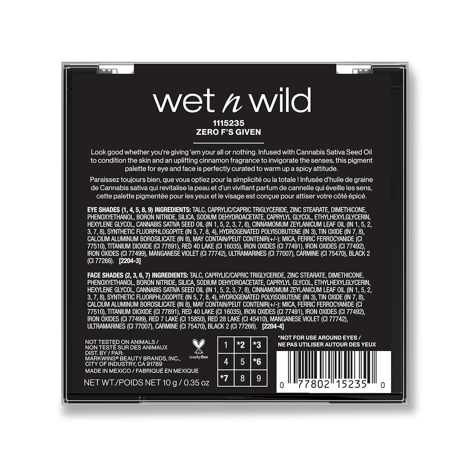 Wet N Wild Mood Palette Zero F'S (1115235)Palette Zero F'S