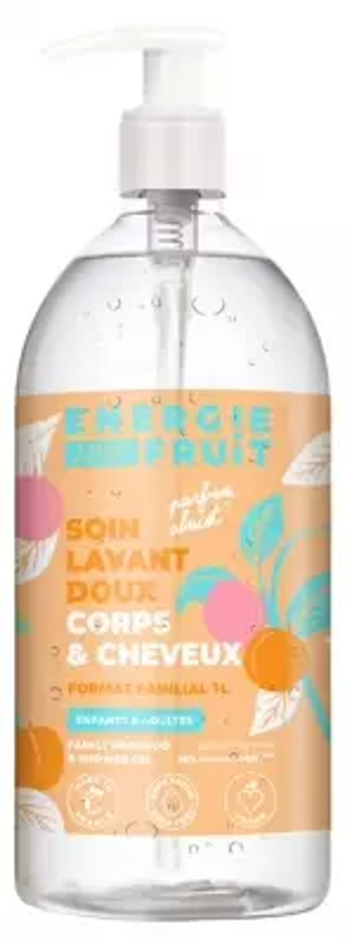 Energie Fruit Gentle Shower Gel Body & Hair 1 L