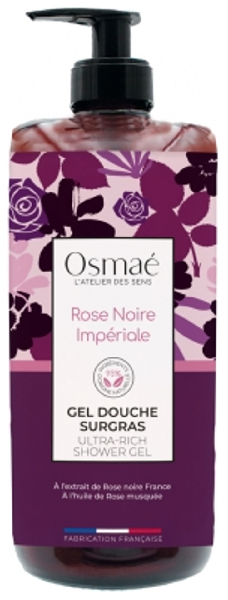 Osmaã© Oxygenated Shower Gel Imperial Black Rose 1L