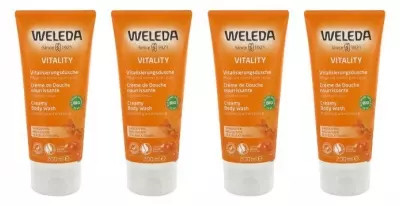 Weleda Sea Buckthorn Creamy Body Wash 4 X 200Ml