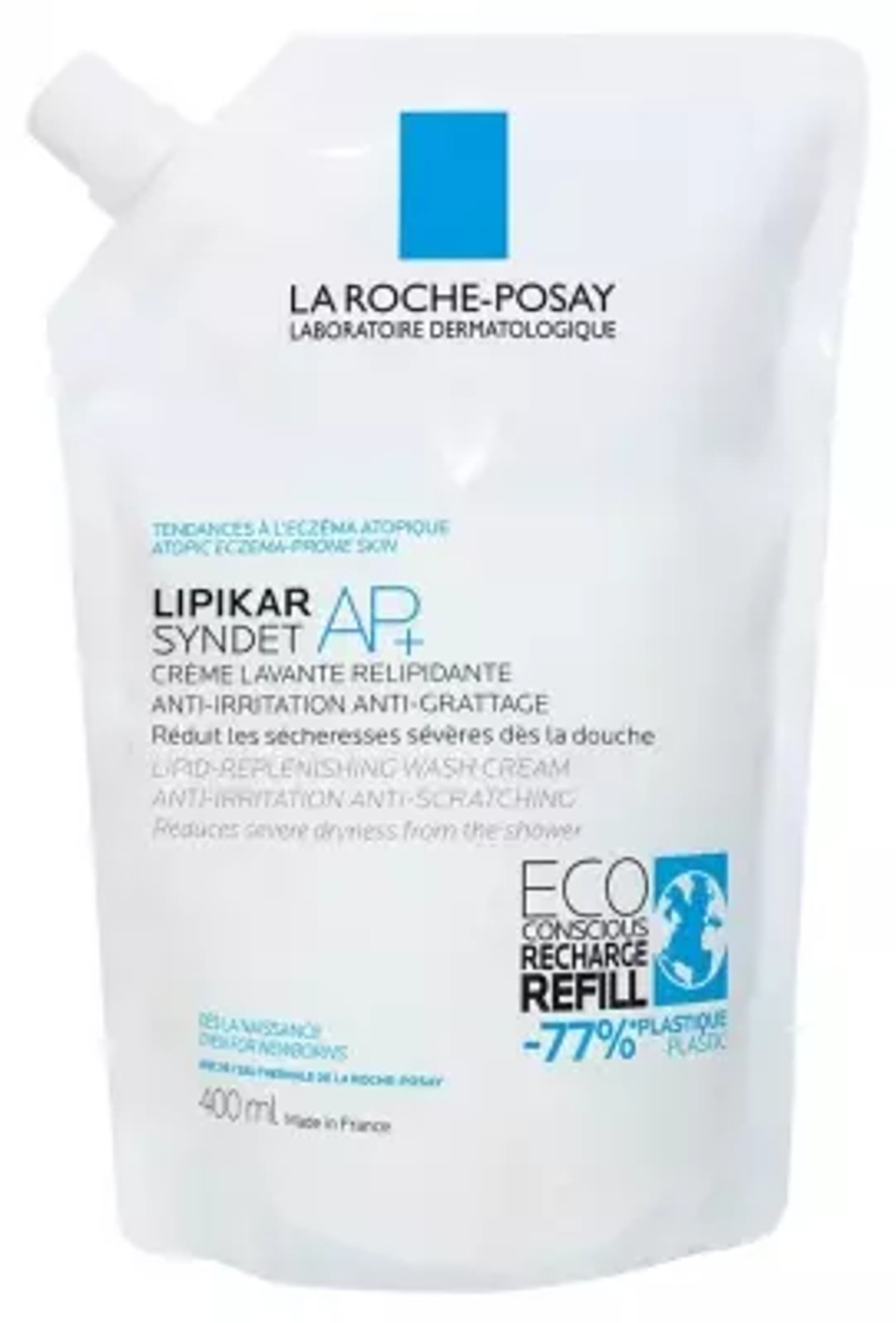 La Roche-Posay Lipikar Syndet Ap+ Eco-Refill 400Ml