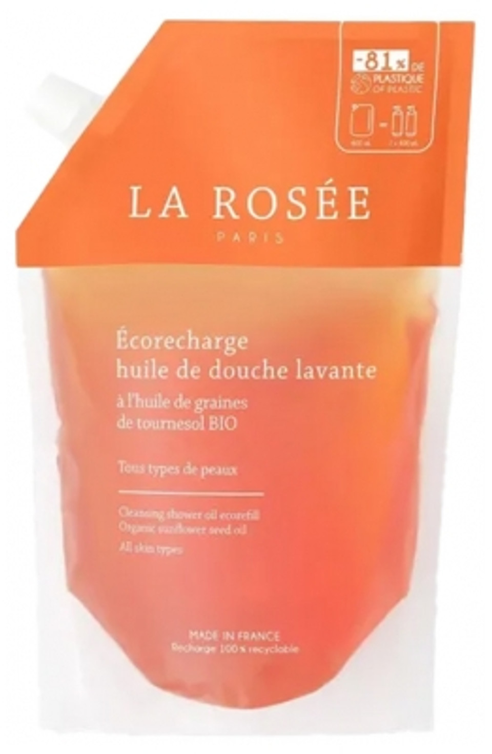 La Rosã©E Cleansing Shower Oil Eco-Refill 800Ml