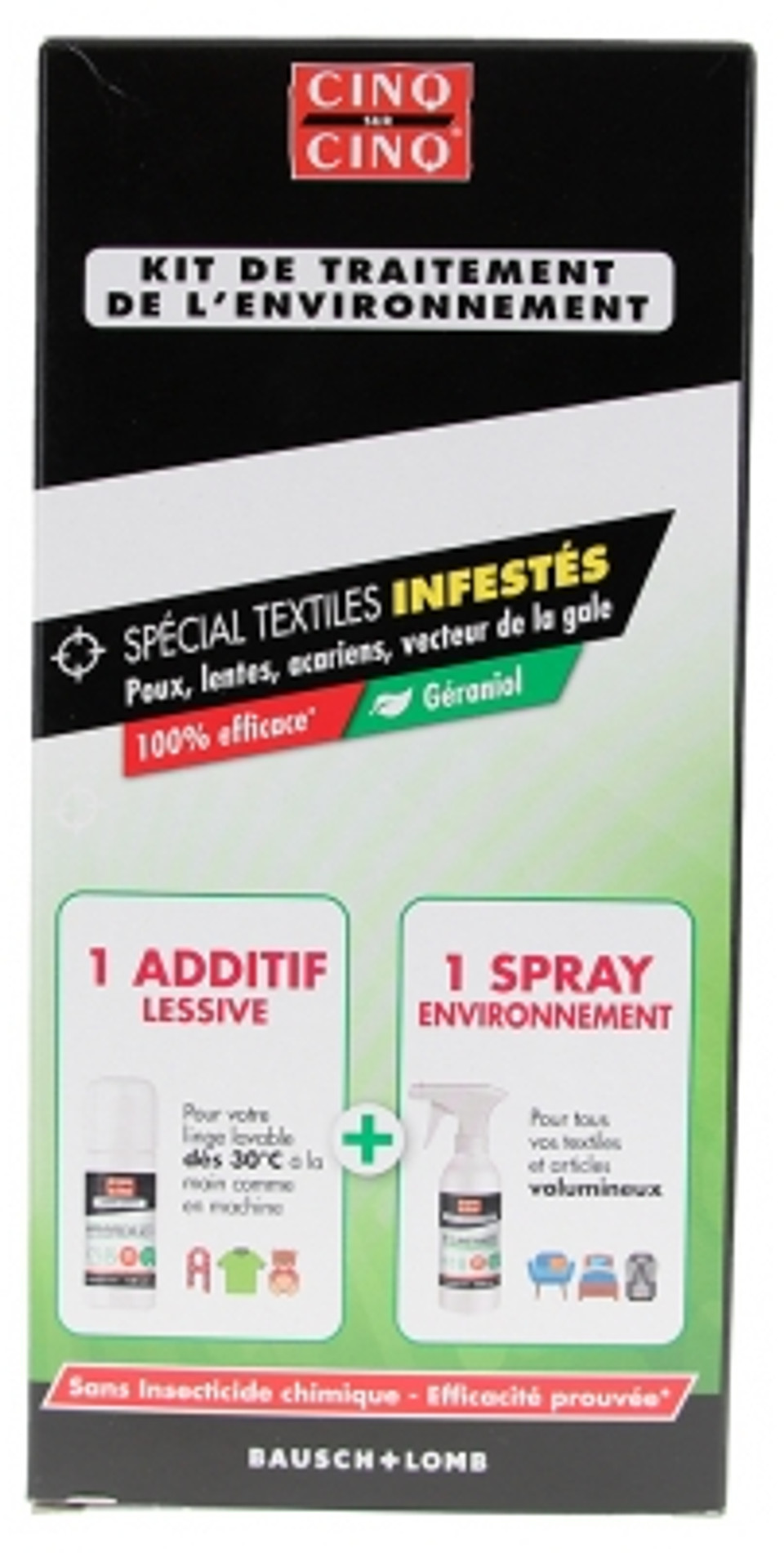 Cinq Sur Cinq Natura Anti-Lice And Nits Environment Treatment Kit