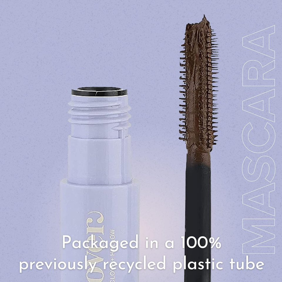 Clover Maxed Out Voluminous Mascara | Longwear Mascara | High Definition Lashes | No Smudging | Cruelty-Free & Vegan Eye Makeup | Shade - Brownbrown