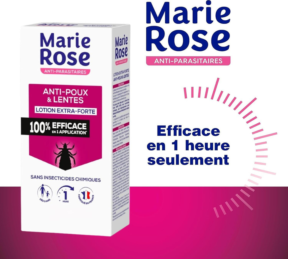 Marie Rose Extra Strong Lotion Lice and Nits 100ml