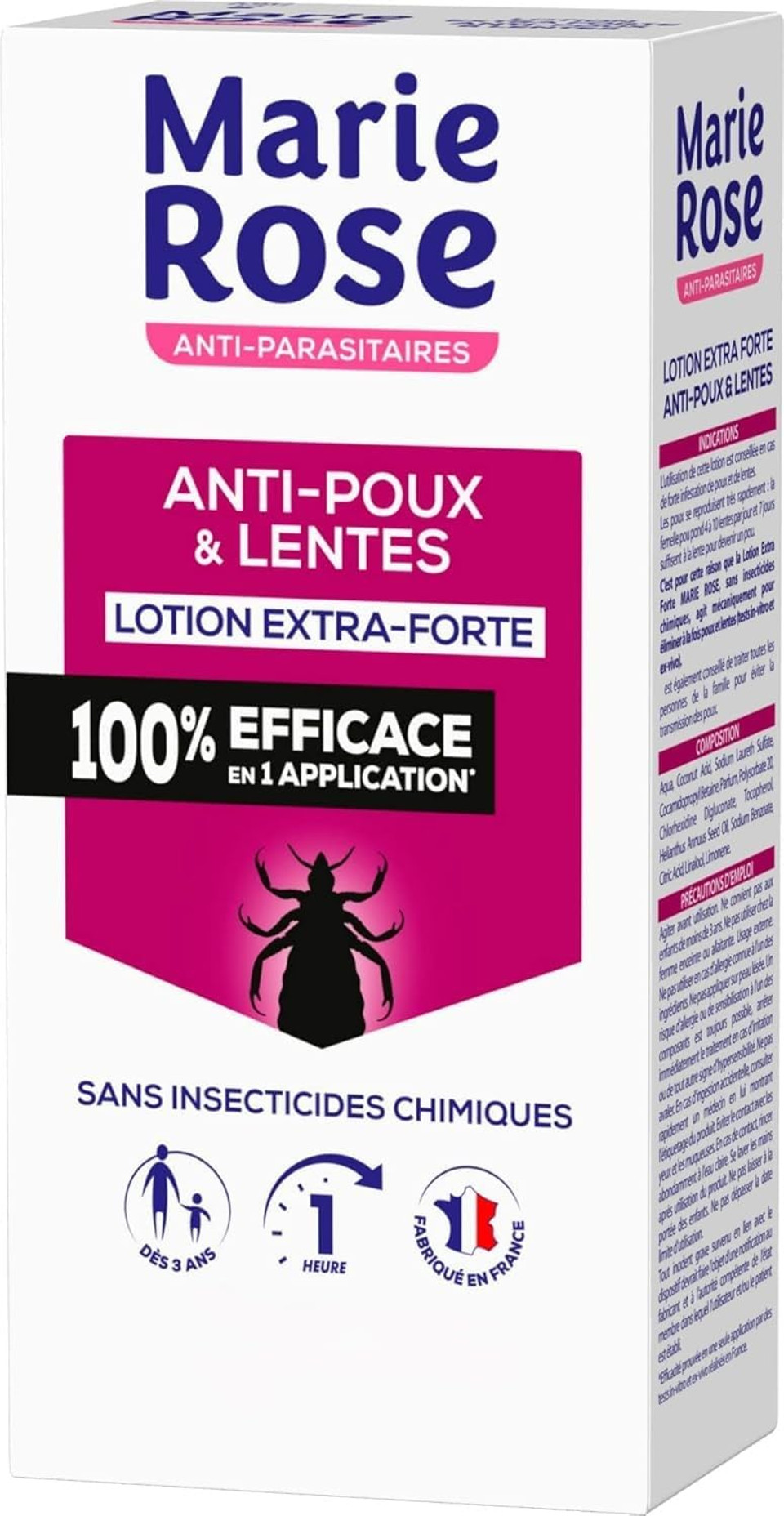 Marie Rose Extra Strong Lotion Lice and Nits 100ml