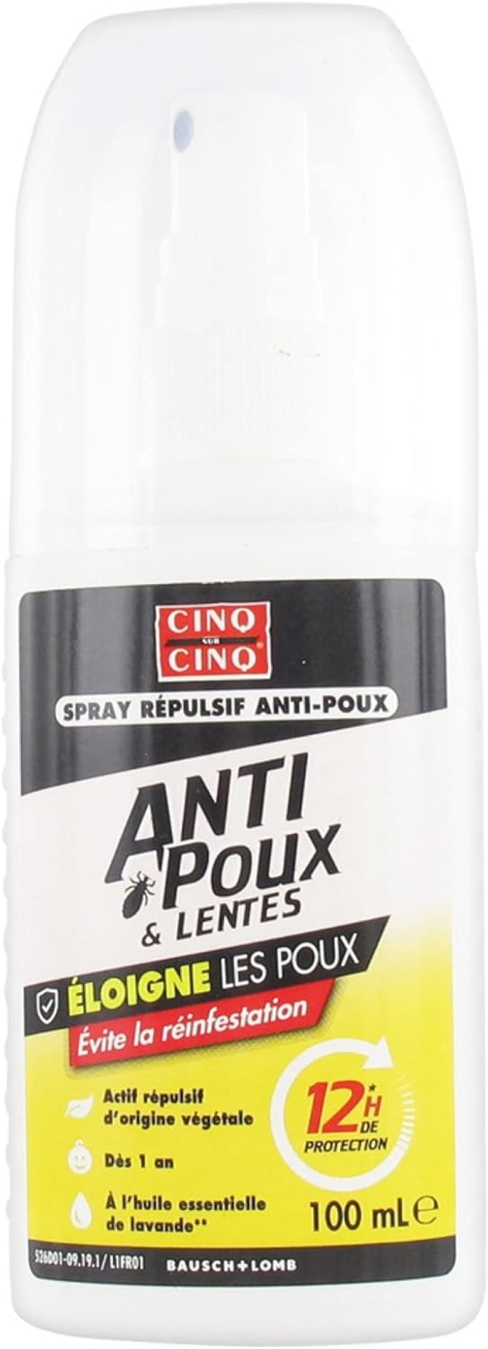 Cinq sur Cinq Anti-lice Protection Repellent Spray 12H 100ml