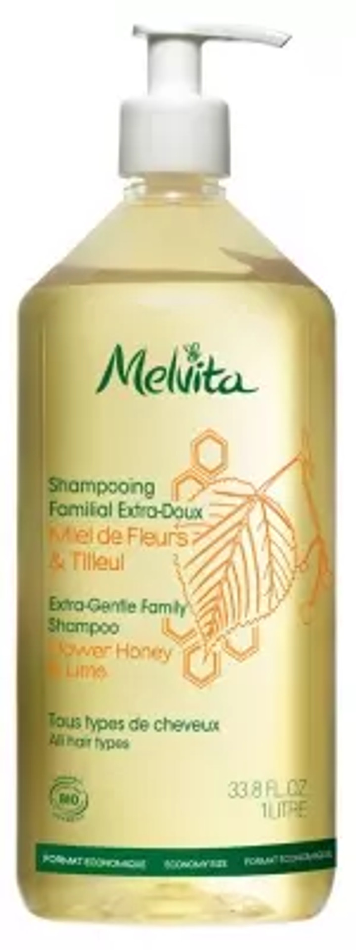Melvita Extra-Gentle Family Shampoo 1 Litre