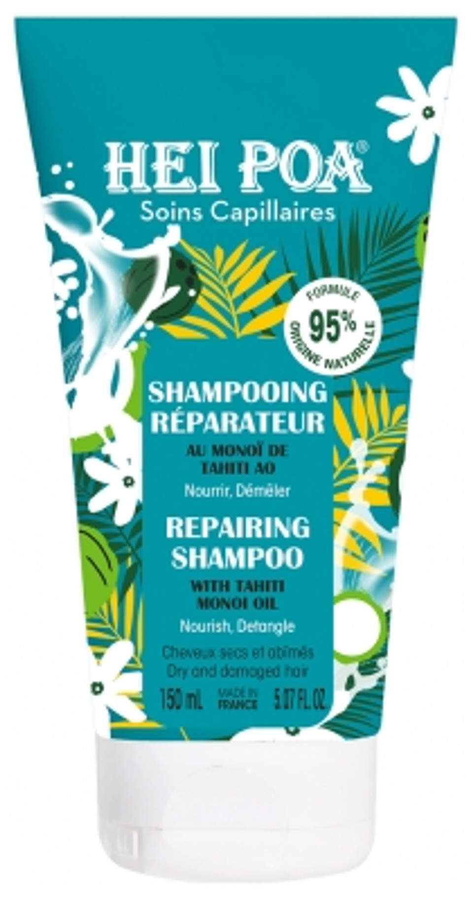 Hei Poa Repairing Shampoo With Tahiti Monoi Oil Ao 150Ml