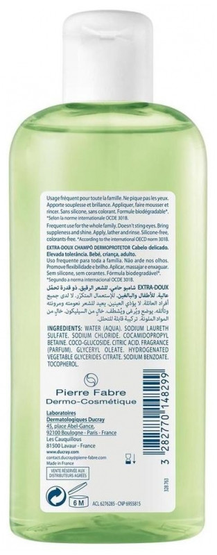 Ducray Extra Mild Shampoo 200Ml