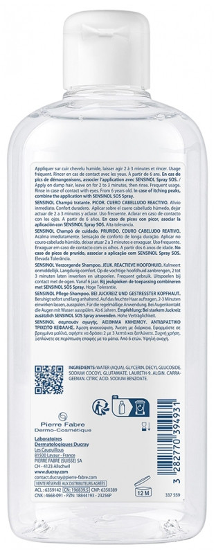 Ducray Sensinol Shampoo Treatment 400 Ml