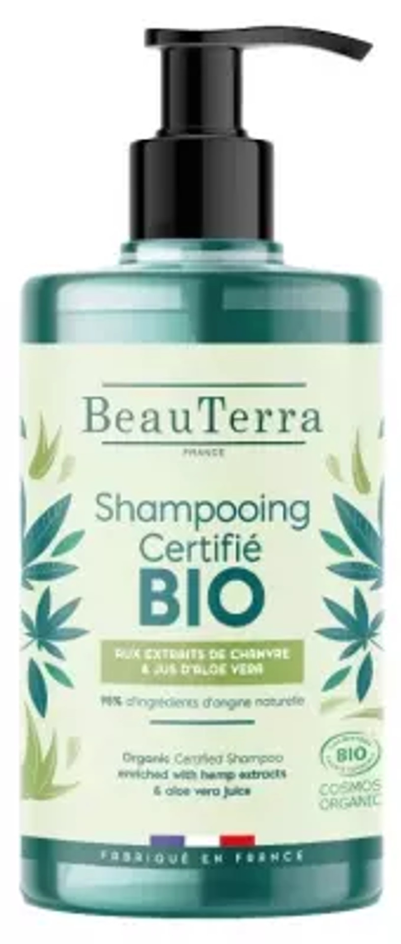 Beauterra Organic Hemp And Aloe Vera Shampoo 750 Ml