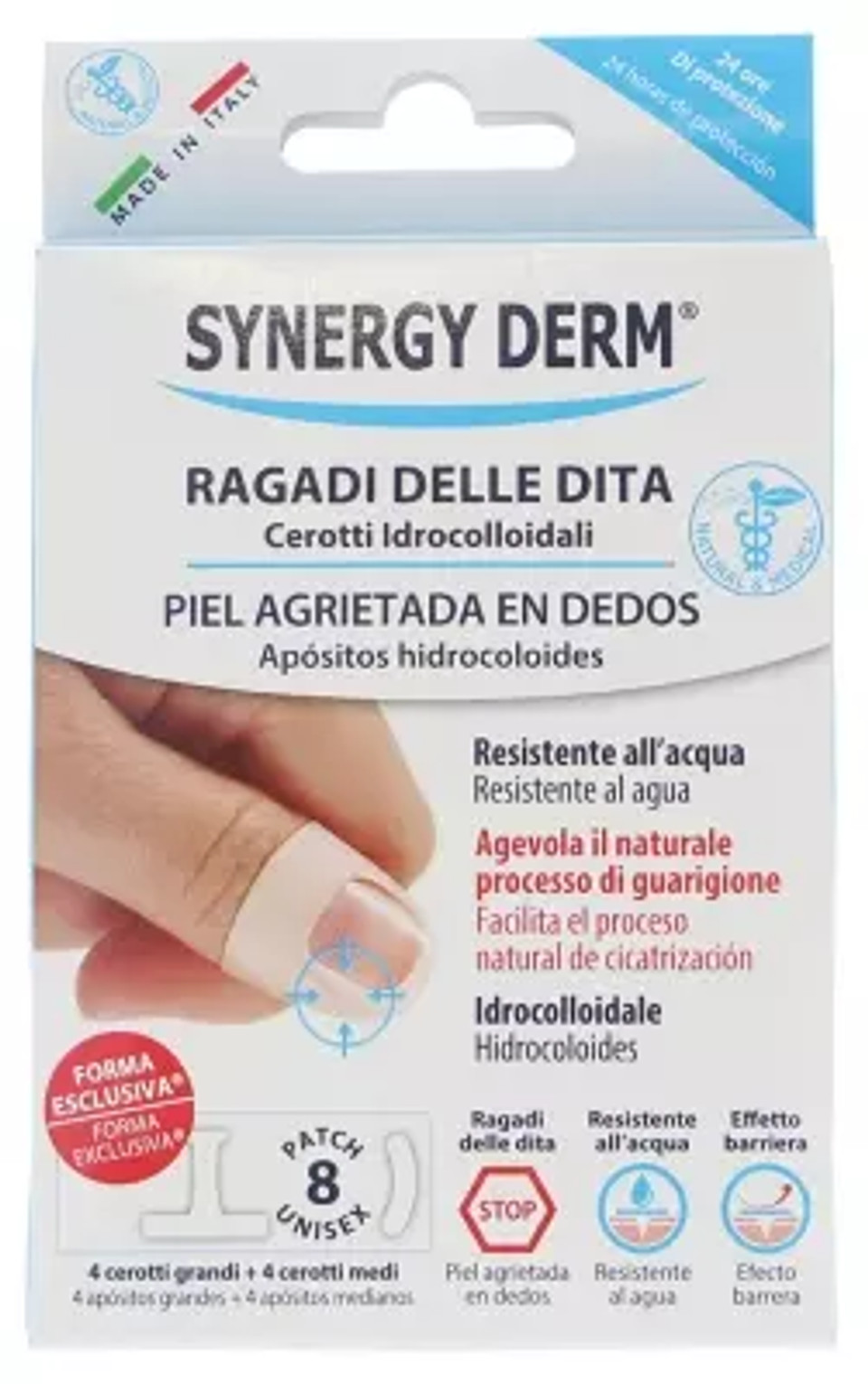 Incarose Synergy Derm Hydrocolloid Finger Crack Dressings X 8
