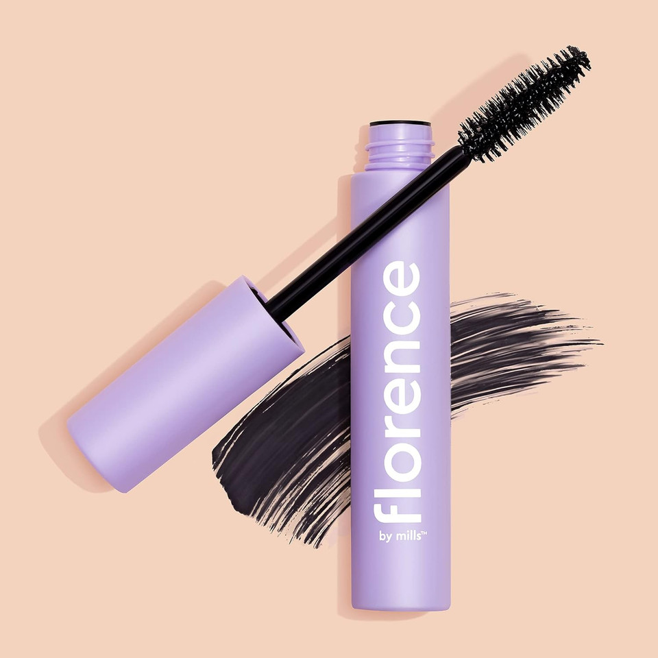 Florence By Mills Built To Lash Vegan Mascara | Lengthening Mascara | Lush + Natural Lashes | 2+ Coats | Vegan & Cruelty-Free