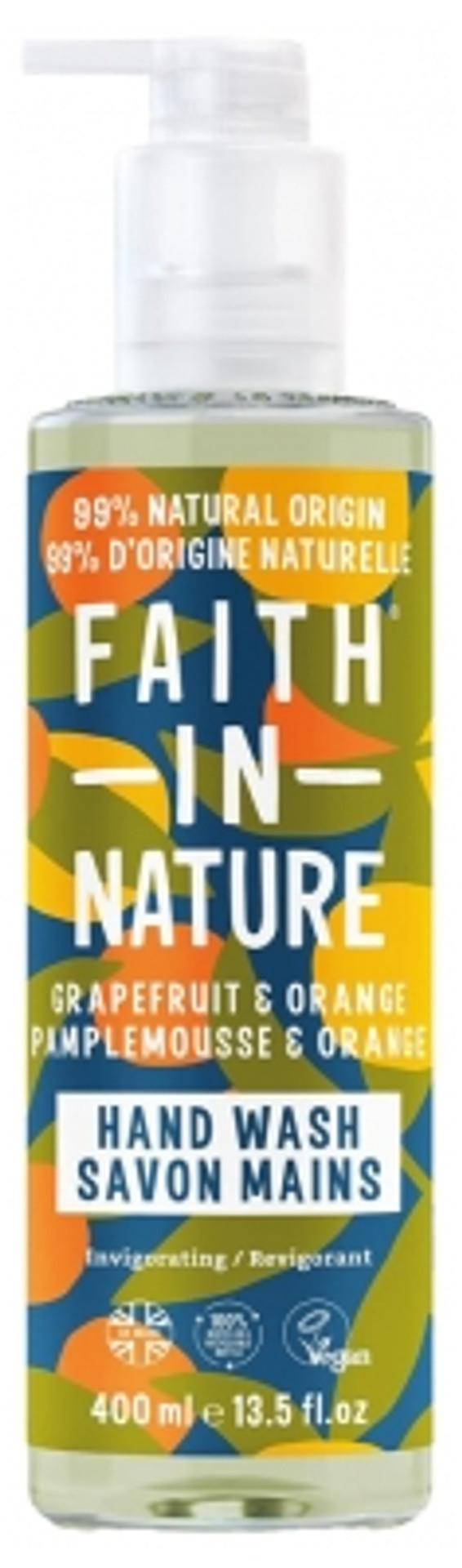 Faith In Nature Grapefruit And Orange Hand Soap 400Ml