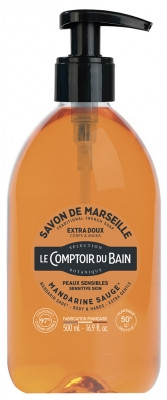 Le Comptoir Du Bain Mandarin-Sage Marseille Traditional Soap 500Ml