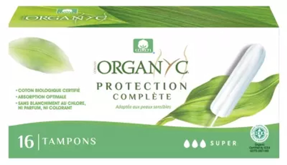 Organyc Complete Protection 16 Super Tampons
