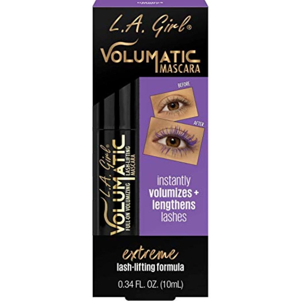 L.A. Girl Volumatic Mascara, Purple, 0.34 Fl. Oz