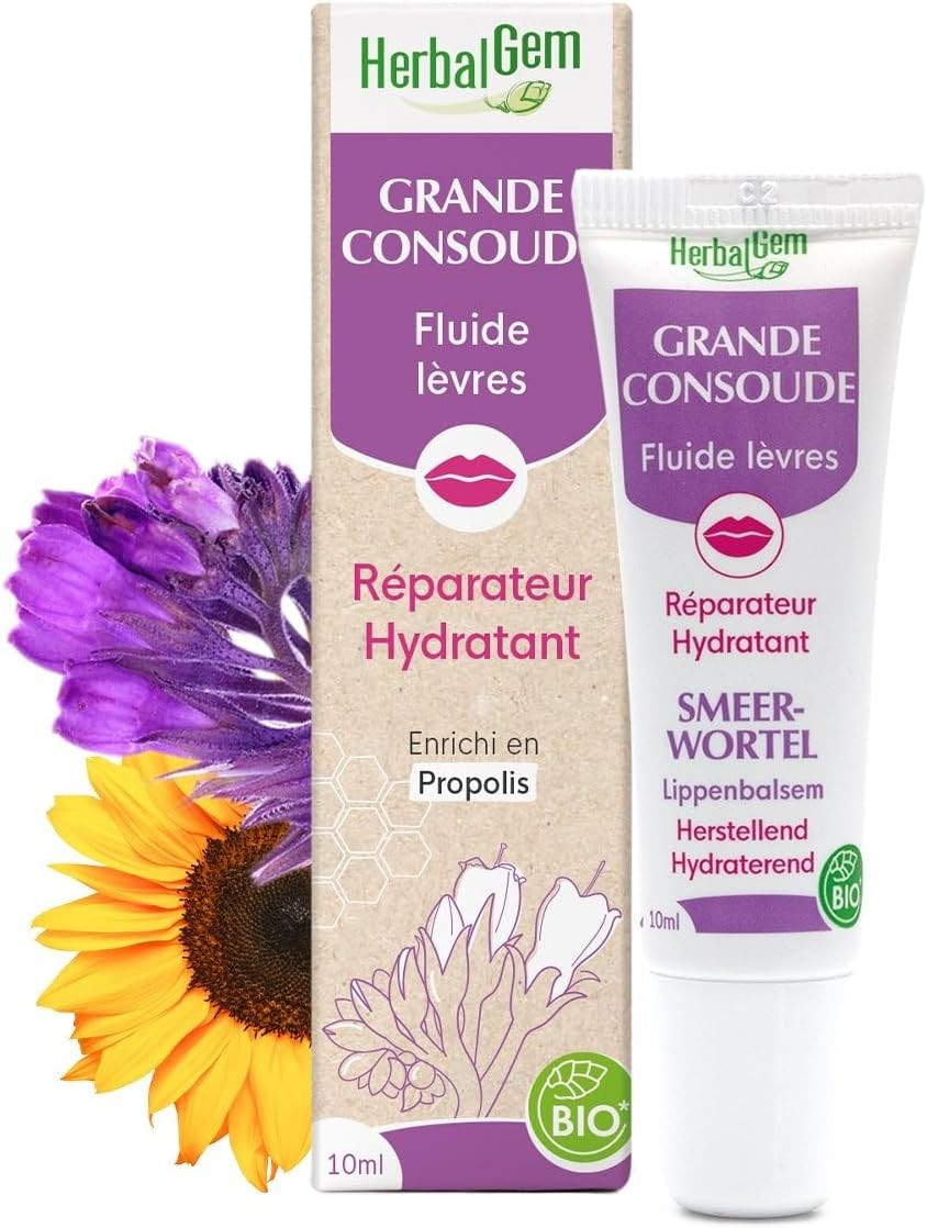 HerbalGem Organic Hydrating Repairing Lip Balm 10ml