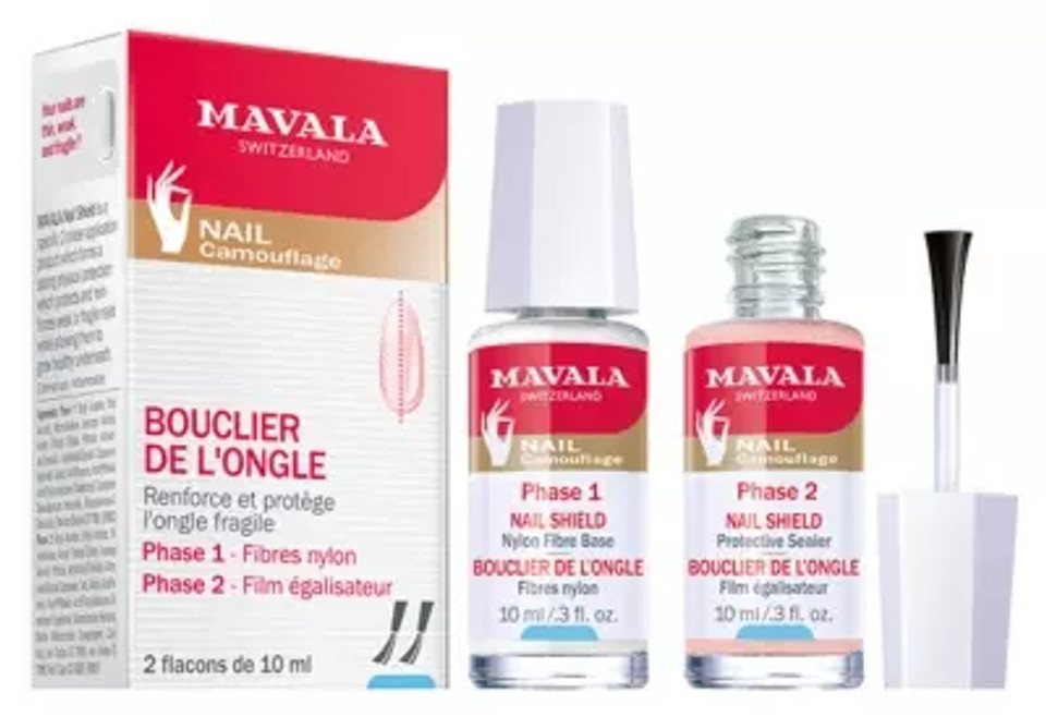 Mavala Nail Shield Reinforces And Protects Fragile Nails 2 X 10Ml