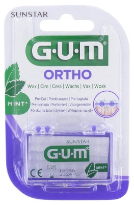 Gum Ortho Orthodontic Wax Mint