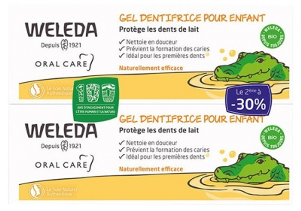 Weleda Toothpaste Gel For Child 2 X 50Ml