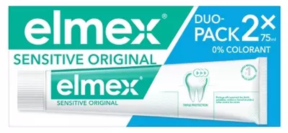 Elmex Sensitive Toothpaste Original 2 X 75 Ml