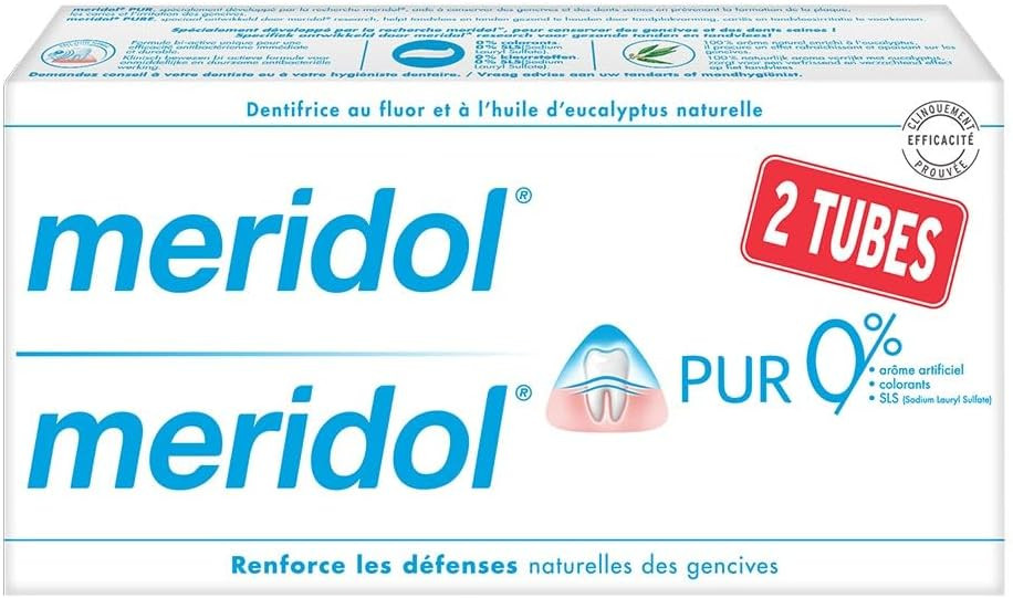 Meridol Pur Toothpaste 2 x 75ml