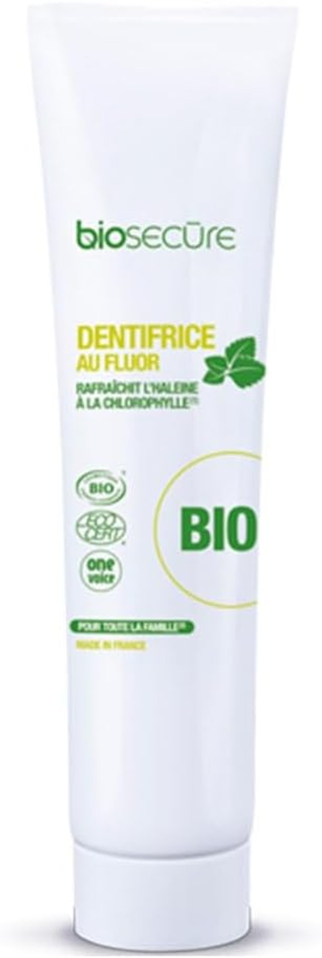 Biosecure Toothpaste with Fluorine Organic 75ml