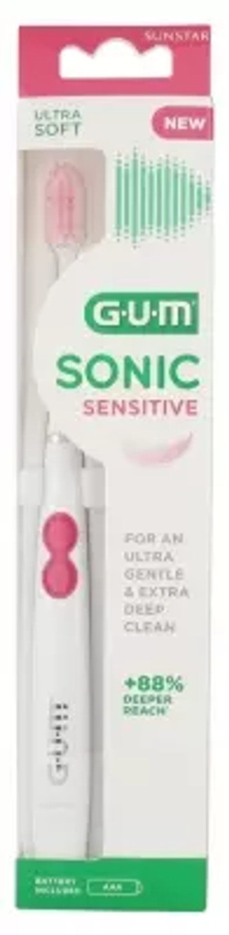 Gum Sonic Sensitive Ultra Soft Toothbrush 4101